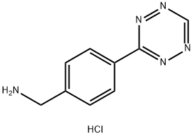 (4-(1,2,4,5-四嗪-3-基)苯基)甲胺盐酸盐, 1416711-59-5, 结构式