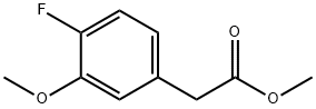 methyl 4-fluoro-3-methoxyphenylacetate Struktur