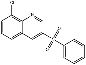 8-chloro-3-(phenylsulfonyl)quinoline Structure