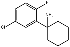 1-(5-chloro-2-fluorophenyl)cyclohexan-1-amine Structure