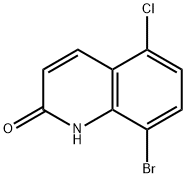 8-bromo-5-chloroquinolin-2-ol Structure