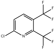 6-CHLORO-2,3-BIS(TRIFLUOROMETHYL)PYRIDINE Structure