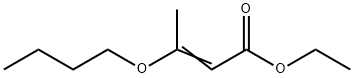 2-Butenoic acid, 3-butoxy-, ethyl ester Struktur