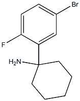 1-(5-bromo-2-fluorophenyl)cyclohexan-1-amine Structure
