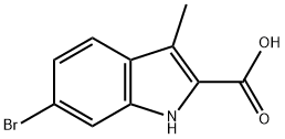 6-bromo-3-methyl-1H-indole-2-carboxylic acid Structure