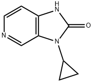 3-Cyclopropyl-1,3-dihydro-imidazo[4,5-c]pyridin-2-one Structure