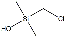 chloromethyl-hydroxy-dimethyl-silane Structure
