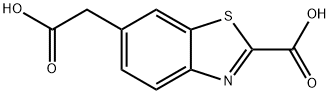 6-(carboxymethyl)-1,3-benzothiazole-2-carboxylic acid Structure