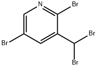 2,5-二溴-3-(二溴甲基)吡啶 结构式
