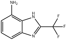 2-(三氟甲基)-1H-苯并[D]咪唑-4-胺 结构式