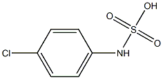 Sulfamic acid,N-(4-chlorophenyl)- Struktur