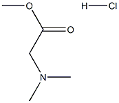 N,N-二甲基甘氨酸甲酯盐酸盐, 1954-58-1, 结构式