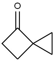 spiro[2.3]hexan-4-one Struktur