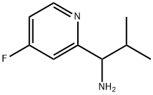 1-(4-fluoropyridin-2-yl)-2-methylpropan-1-amine Structure