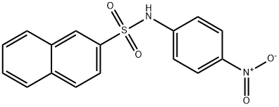 N-(4-nitrophenyl)naphthalene-2-sulfonamide Structure