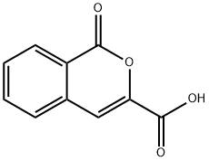 1-Oxo-1H-isochromene-3-carboxylic Acid Structure