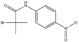 2-bromo-2-methyl-N-(4-nitrophenyl)propanamide 结构式