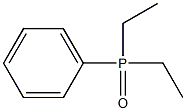 Phosphine oxide, diethylphenyl- Structure