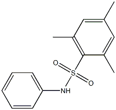 Benzenesulfonamide,2,4,6-trimethyl-N-phenyl- Structure