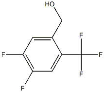 (4,5-difluoro-2-(trifluoromethyl)phenyl)methanol 结构式