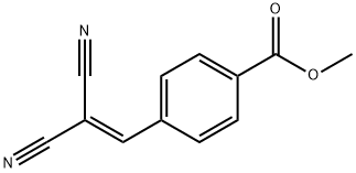 4-(2,2-二氰基乙烯基)苯甲酸甲酯, 3129-16-6, 结构式