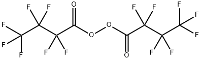 Peroxide, bis(2,2,3,3,4,4,4-heptafluoro-1-oxobutyl) Struktur