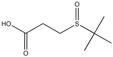 Propanoic acid, 3-[(1,1-dimethylethyl)sulfinyl]-, 3680-13-5, 结构式