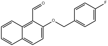 2-[(4-fluorophenyl)methoxy]naphthalene-1-carbaldehyde|