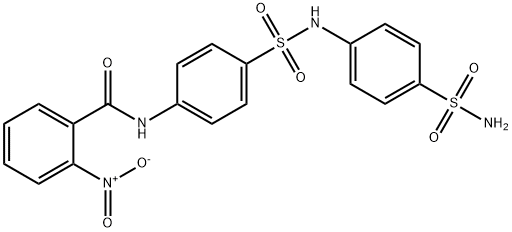 N-[4-({[4-(aminosulfonyl)phenyl]amino}sulfonyl)phenyl]-2-nitrobenzamide Structure