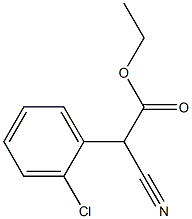 Ethyl 2-(2-Chlorophenyl)-2-Cyanoacetate Structure