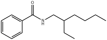 N-(2-乙基己基)苯甲酰胺 结构式