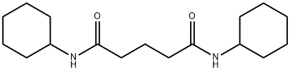 N,N'-dicyclohexylpentanediamide Structure