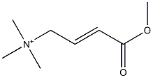 (E/Z)-4-(三甲胺基)-2-烯丁酸甲酯, 51314-34-2, 结构式