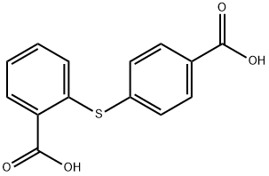 2-((4-carboxyphenyl)thio)benzoic acid 结构式