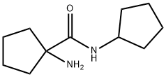 1-amino-N-cyclopentylcyclopentanecarboxamide Structure