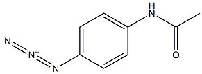 Acetamide, N-(4-azidophenyl)- Structure