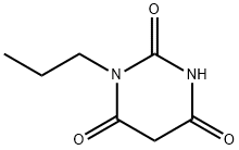 2,4,6(1H,3H,5H)-Pyrimidinetrione,1-propyl- Struktur