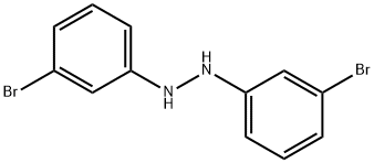 1,2-ビス(3-ブロモフェニル)ヒドラジン 化学構造式