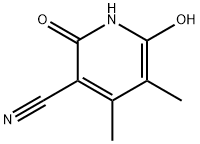 2,6-Dihydroxy-4,5-dimethyl-nicotinonitrile 结构式