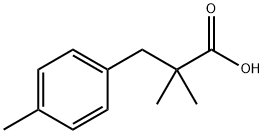2,2-ジメチル-3-パラ-トリルプロパン酸 化学構造式