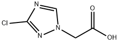 (3-Chloro-[1,2,4]triazol-1-yl)-acetic acid Structure