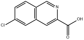 6-氯异喹啉-3-羧酸 结构式
