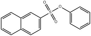 phenyl naphthalene-2-sulfonate Structure