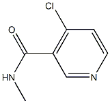 3-Pyridinecarboxamide, 4-chloro-N-methyl- Structure