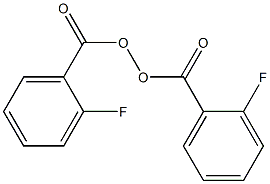 ビス(2-フルオロベンゾイル)ペルオキシド 化学構造式