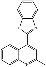 2-(2-methylquinolin-4-yl)benzo[d]oxazole 结构式