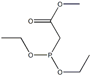Acetic acid, (diethoxyphosphino)-, methyl ester Structure