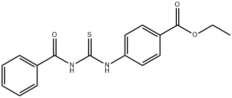 Benzoic acid,4-[[(benzoylamino)thioxomethyl]amino]-, ethyl ester|