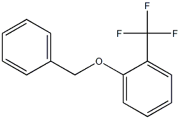 1-phenylmethoxy-2-(trifluoromethyl)benzene Structure