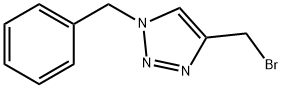 1-苄基-4-溴甲基三氮唑 结构式